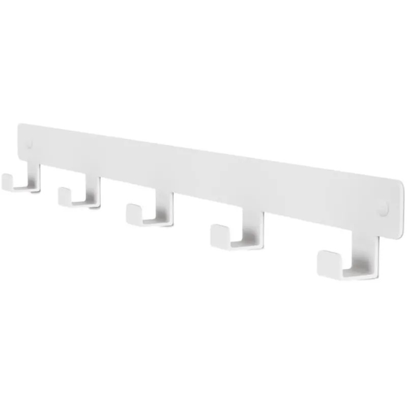 Вешалка KD_ настенная Комус МебельЭльда-8. 5 крючков, белая