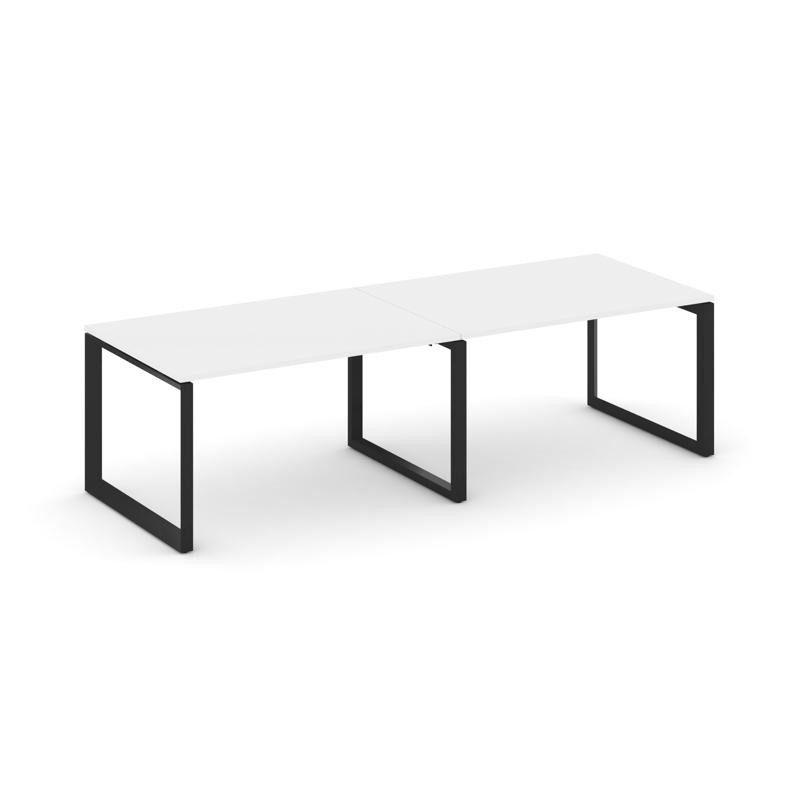 Style Project Стол переговорный SN-59O.SPRG-012.3 Белый/Металл Черный 2360*980*750