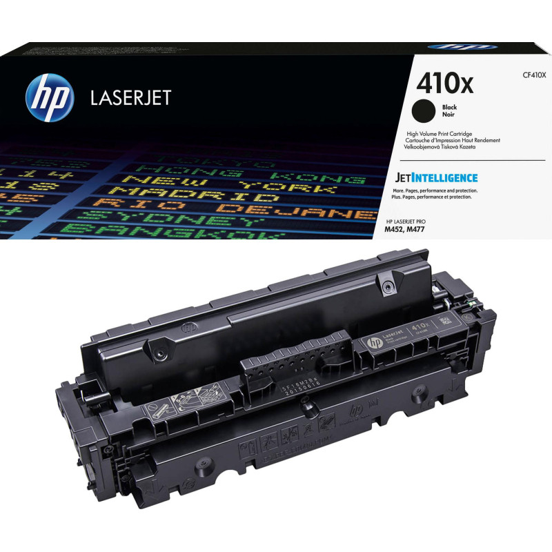Картридж лазерный HP 410X CF410X чер. пов.емк. для CLJ Pro M452