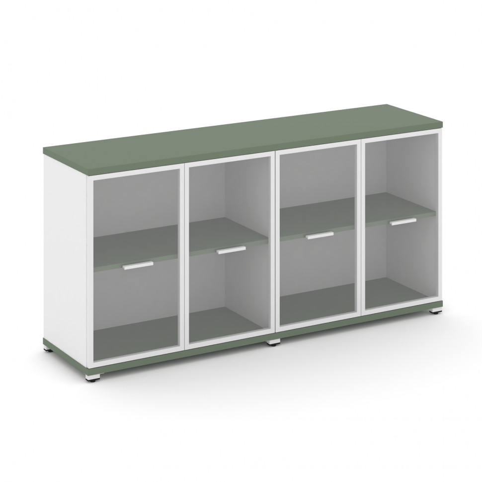 Concept Шкаф 2 широкие секции, 2 нишии CN.STS-223 RPW W Кобо/Белый Бриллиант/Металл Белый/Прозрачный Concept Шкаф 2 широкие секции, 2 нишии CN.STS-223 RPW W Кобо/Белый Бриллиант/Металл Белый/Прозрачный