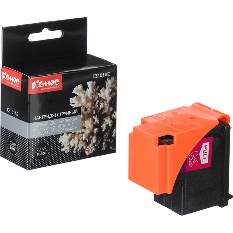 Картридж струйный Комус 650 CZ101AE чер. для DJ Ink Advantage 2515/3515 Картридж струйный Комус 650 CZ101AE чер. для DJ Ink Advantage 2515/3515