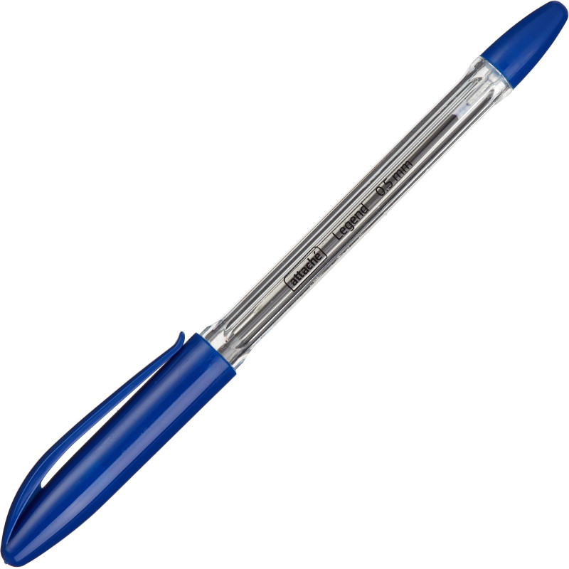 Ручка шариковая неавтомат. Attache Legend с манжет, маслян, син.cтерж