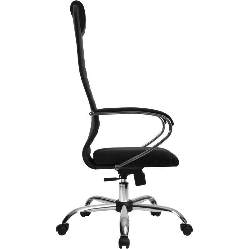 Кресло 0MX_MT_EChair SU-B-10 ткань черн крест.хр подл.131/осн.003