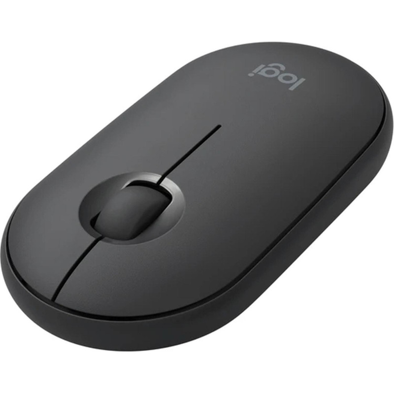 Мышь компьютерная Logitech WRL PEBBLE M350 BLACK 910-005576