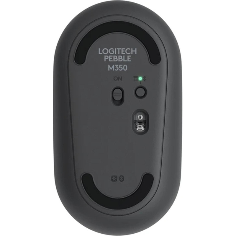 Мышь компьютерная Logitech WRL PEBBLE M350 BLACK 910-005576