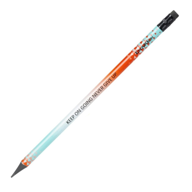 Карандаш чернографитный Deli Enovation HB пластиковый с ластиком в ассортим