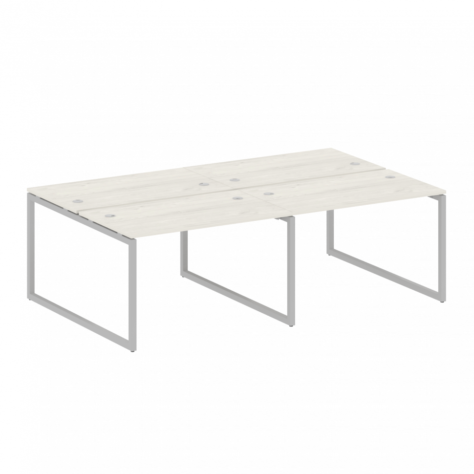 Metal System Quattro Рабочая станция на 4 места на О-образном м/к 40БО.СМ-4.2 Дуб Наварра/Металл Сер Metal System Quattro Рабочая станция на 4 места на О-образном м/к 40БО.СМ-4.2 Дуб Наварра/Металл Сер
