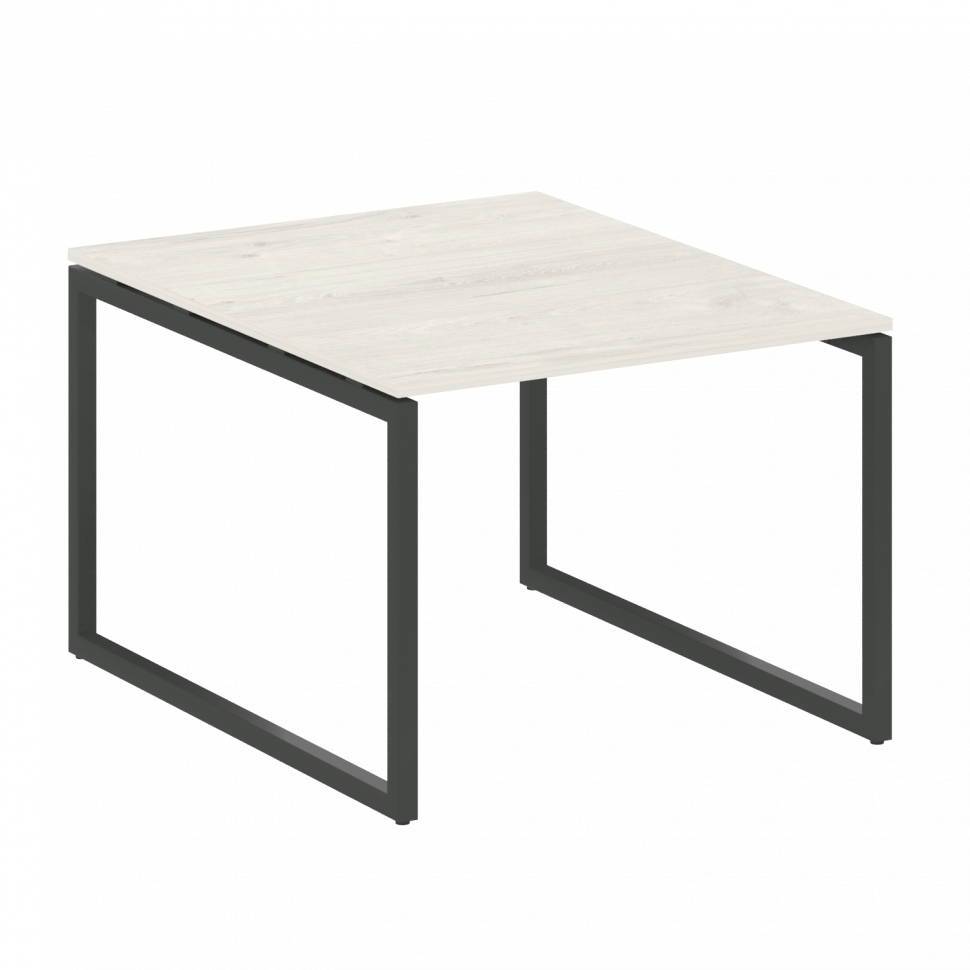 Metal System Quattro Перег. стол (1 столешница) на О-образном м/к 40БО.ПРГ-1.1 Дуб Наварра/Металл Ан