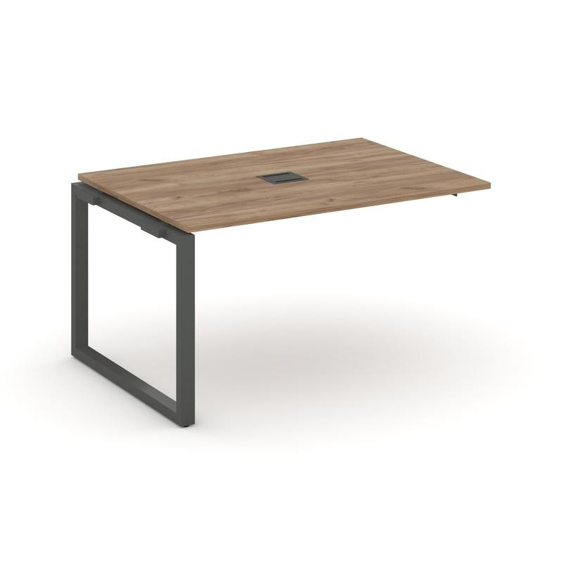 Style Project Проходной наб. элем. перег. стола SN-59O.NSPRG-001 Дуб Табак/Металл Антрацит 980*980*7