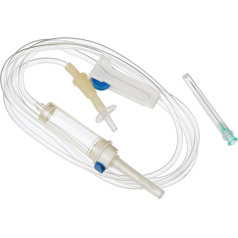 Система для в/в вливания инф.растворов (пластик. игла), KDM