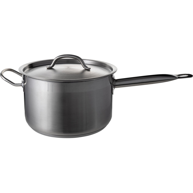 Сотейник 4л, нерж сталь, тройное дно, d=215, h=128, сдвумя ручками,индукция