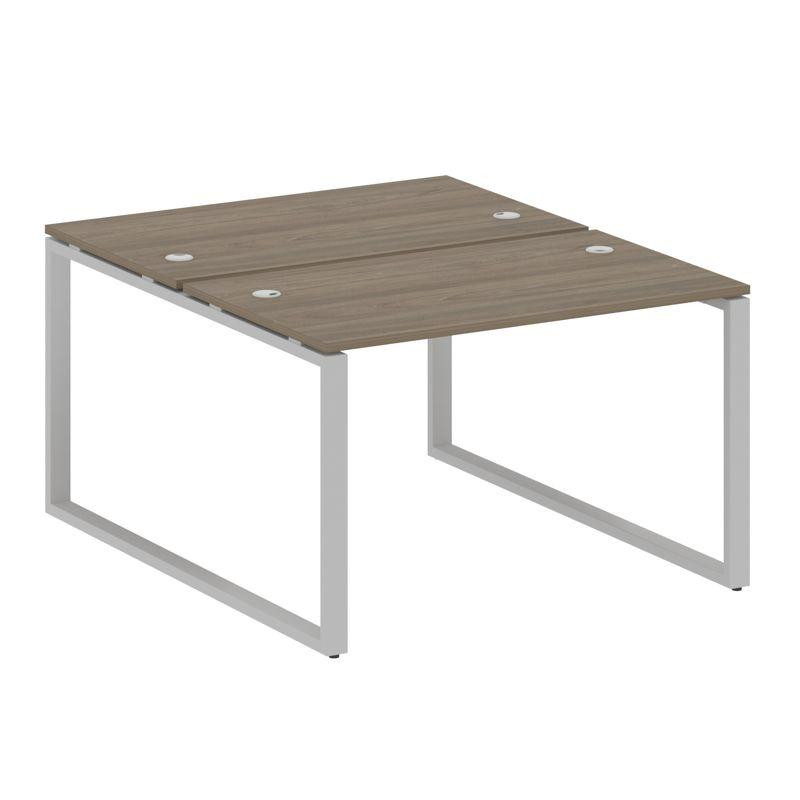 Metal System Рабочая станция на О-образном м/к БО.РАС-СП-2.2 Вяз Благородный/Металл Серый 1200*1475*