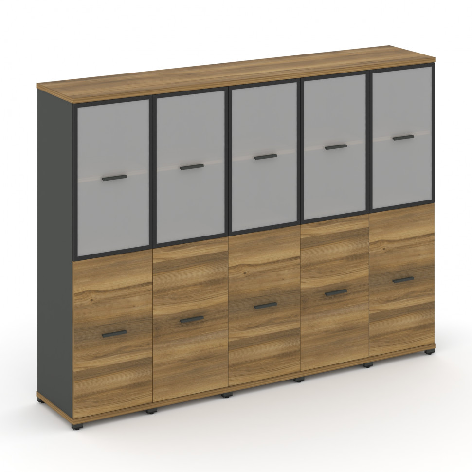 Concept Шкаф 5 узких секций, 4 ниши CN.STU-452 RMB A Сандал Янтарный/Антрацит/Металл Антрацит/Сатин Concept Шкаф 5 узких секций, 4 ниши CN.STU-452 RMB A Сандал Янтарный/Антрацит/Металл Антрацит/Сатин