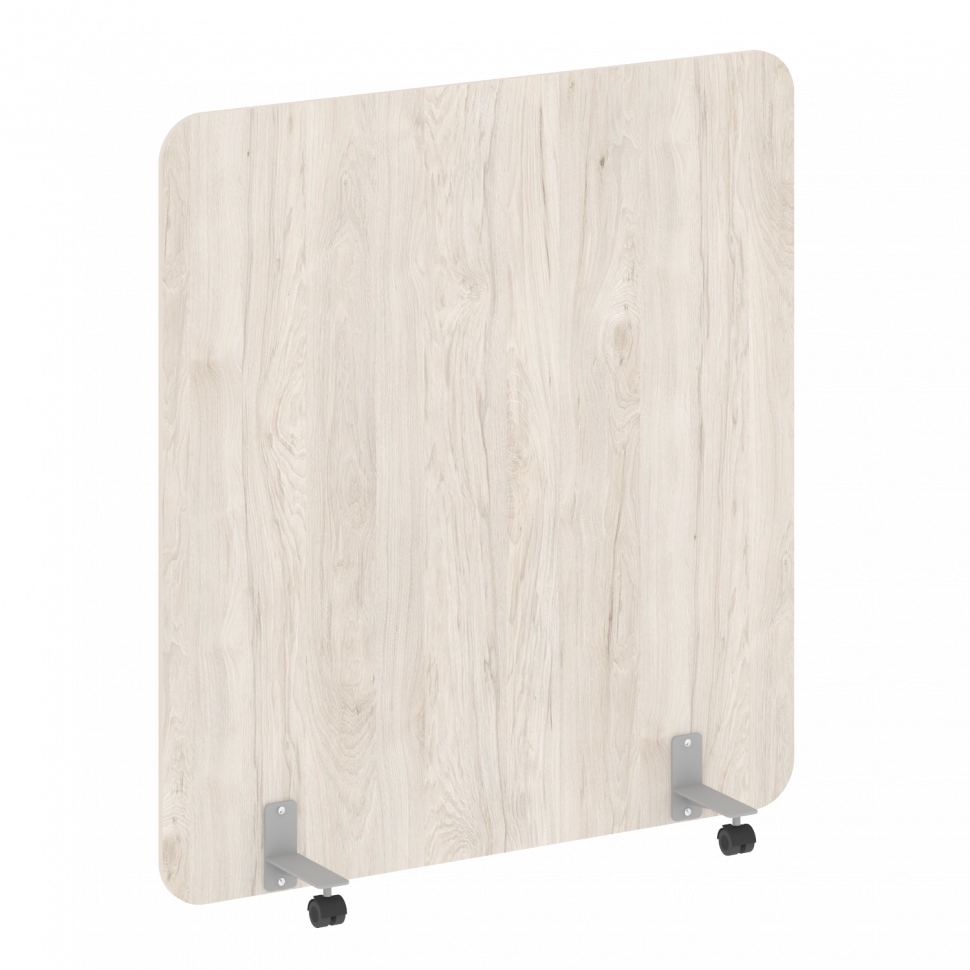 R-line Перегородка на металлических опорах, на роликах DP.R-140-150 Денвер Светлый/Металл Серый 1400