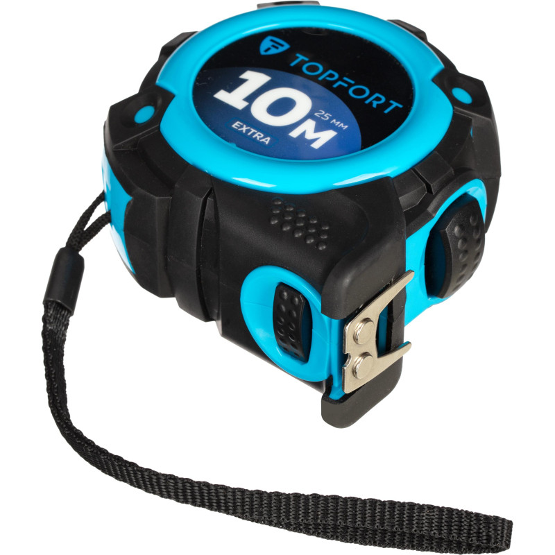 Рулетка 10мх25 мм с автостопом, TOPFORT Extra