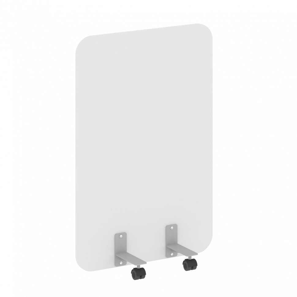 R-line Перегородка на металлических опорах, на роликах DP.R-80-120 Белый/Металл Серый 800*18*1200