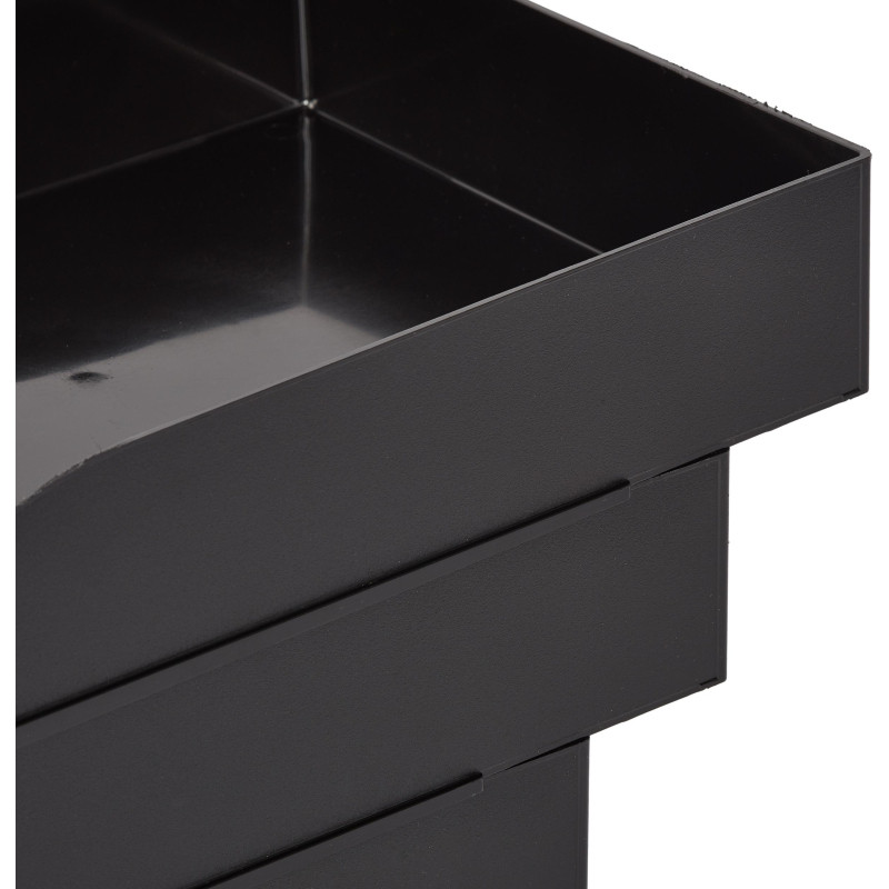 Лоток горизонтальный ATTAСHE, черный 4шт/упаковке Лоток горизонтальный ATTAСHE, черный 4шт/упаковке