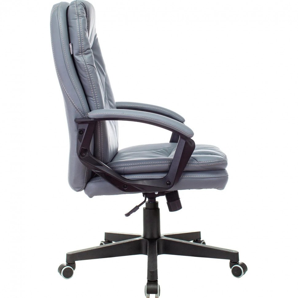 Кресло VB_Бюрократ CH-868N серый эко.кожа крестов. пластик