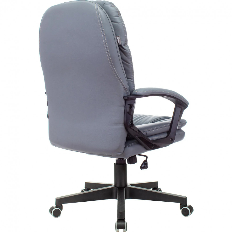 Кресло VB_Бюрократ CH-868N серый эко.кожа крестов. пластик