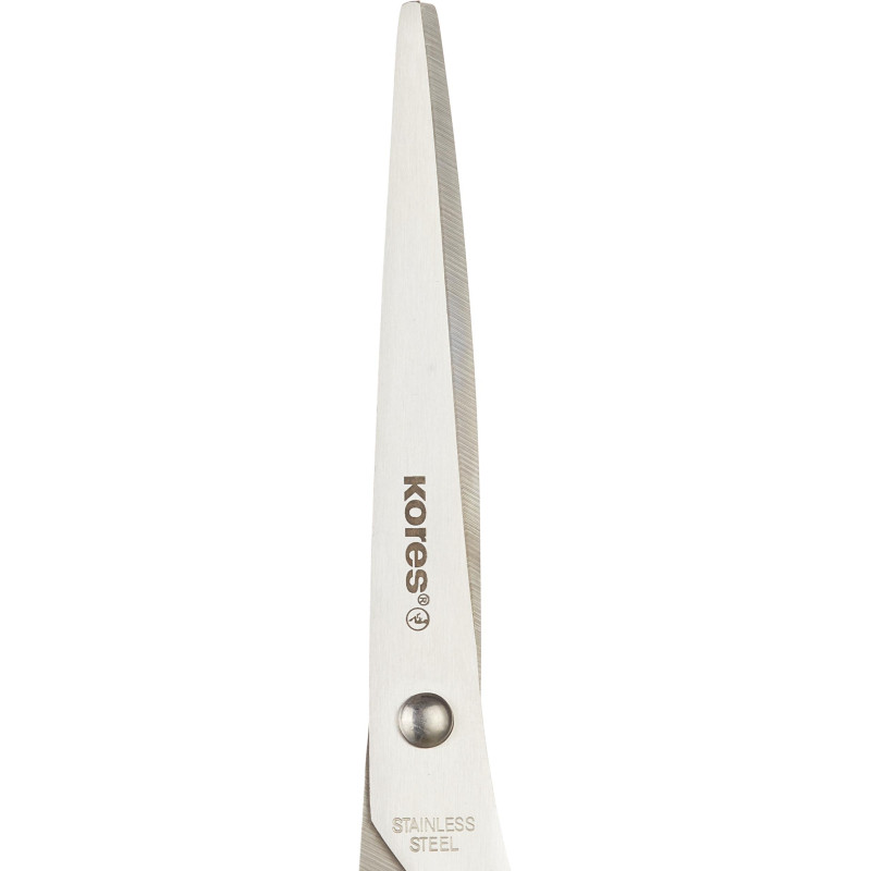 Ножницы Kores 210 мм c пластик. анатомическими ручками, цвет ассорти