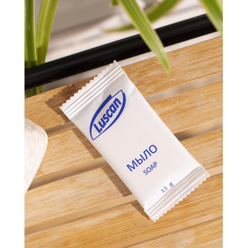 Мыло туалетное Luscan, флоупак 13гр, 500 шт