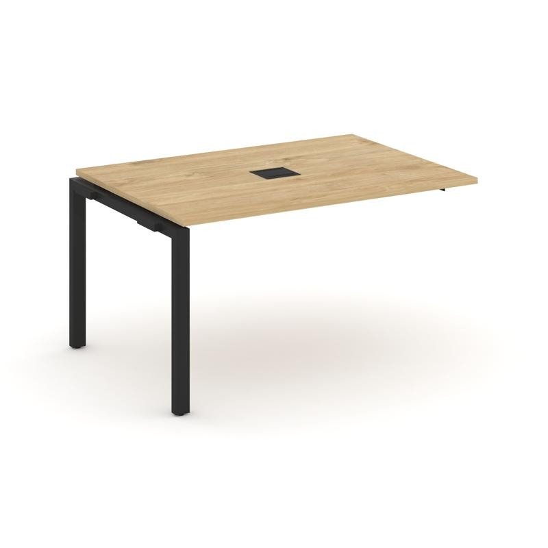 Style Project Проходной наб. элем. перег. стола SN-59P.NSPRG-001 Тиквуд Светлый/Металл Черный 980*98