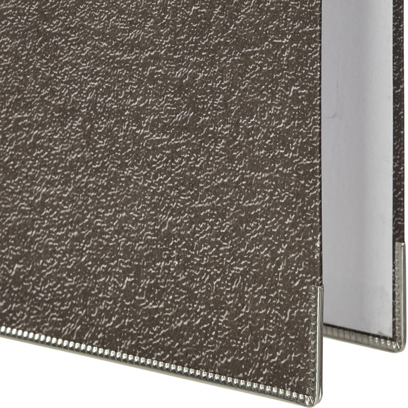 Папка-регистратор 75 мм Attacheмрамор,мет.уг.,черный кореш,карм.кор,бум/бум