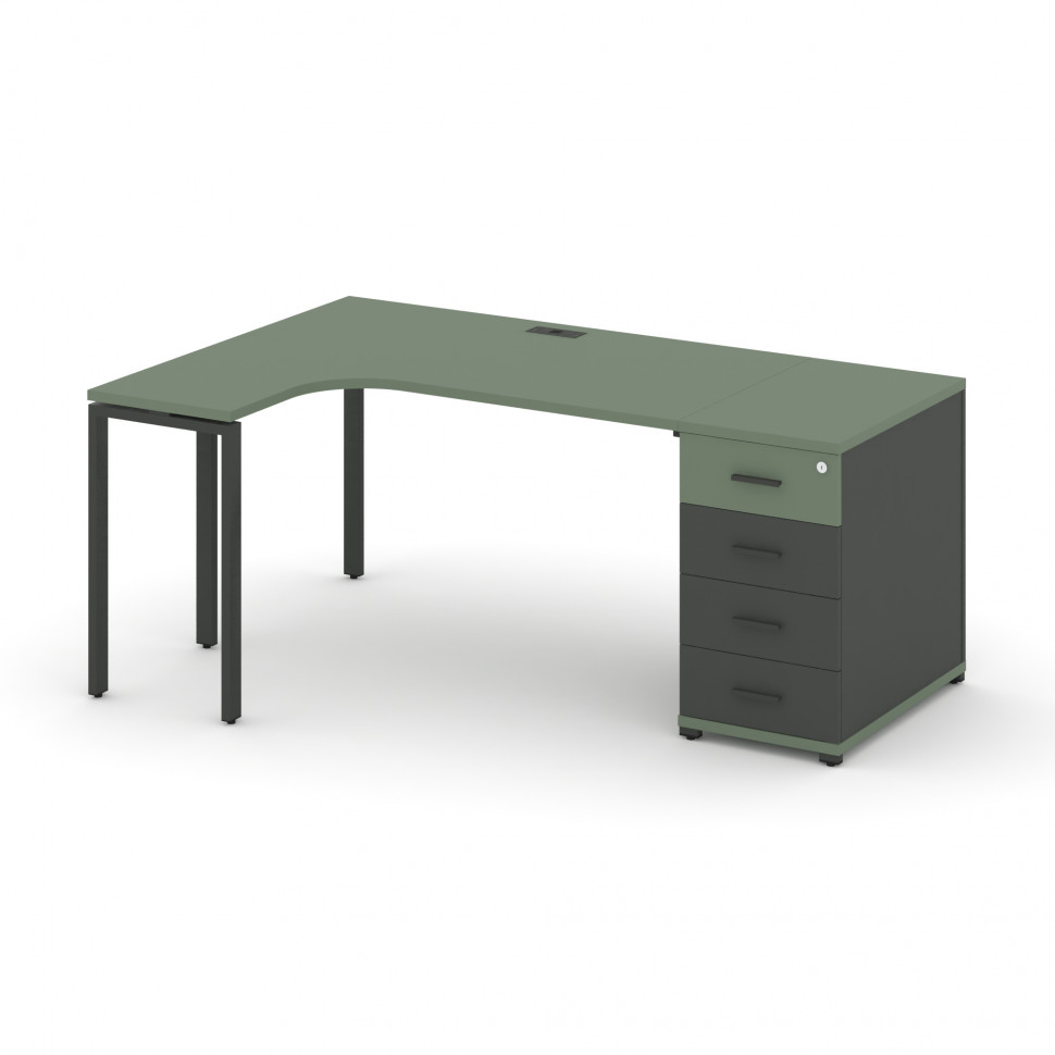 Concept Стол эргономичный CN.SA-401(L) A Кобо/Антрацит/Металл Антрацит 1800*1180*750 Concept Стол эргономичный CN.SA-401(L) A Кобо/Антрацит/Металл Антрацит 1800*1180*750