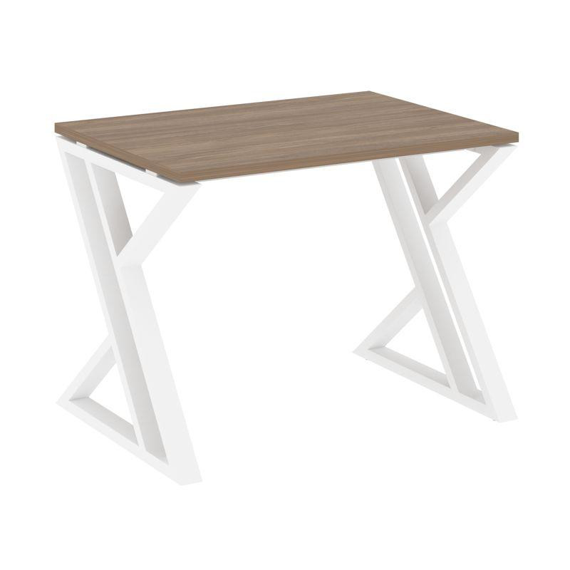 Loft Стол рабочий VR.L-SRZ-1.7 Дуб Аризона/Металл Белый 980*720*750 Loft Стол рабочий VR.L-SRZ-1.7 Дуб Аризона/Металл Белый 980*720*750