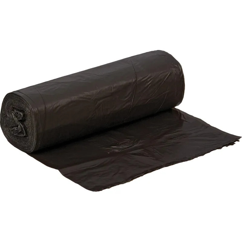 Мешки для мусора ПНД 60л 11мкм 15шт/рул черные 58x68см Гранит_СПБ