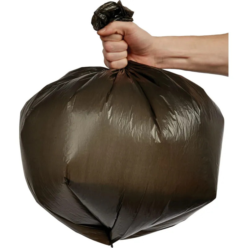 Мешки для мусора ПНД 60л 11мкм 15шт/рул черные 58x68см Гранит_СПБ