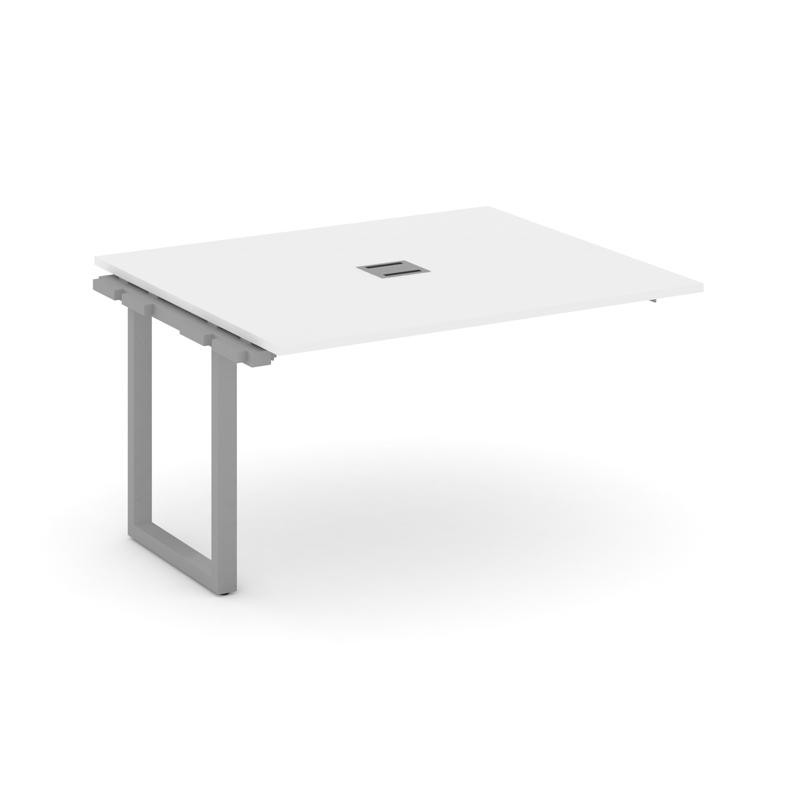 Style Project Проходной наб. элем. перег. стола SN-59O.NSPRG-034 Белый/Металл Серый 1580*1180*750