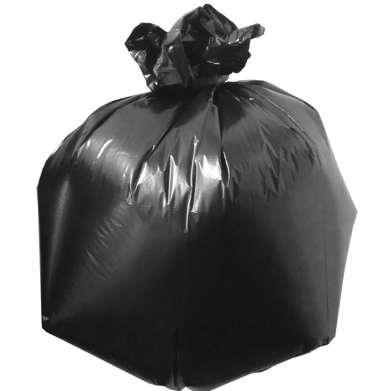 Мешки для мусора ПСД 160л 40мкм 10шт/рул черный 80x102см Luscan