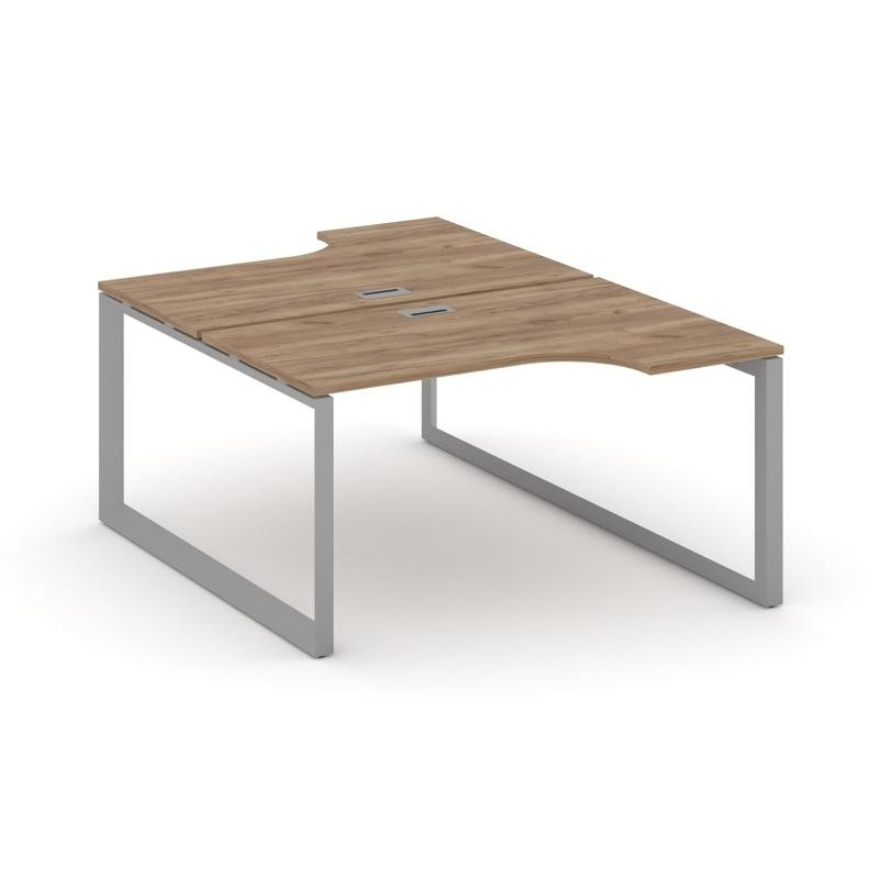 Style Project Рабочая станция эргономичная SN-59O.DRPA-012 Дуб Табак/Металл Серый/Серебро Заглушка 1