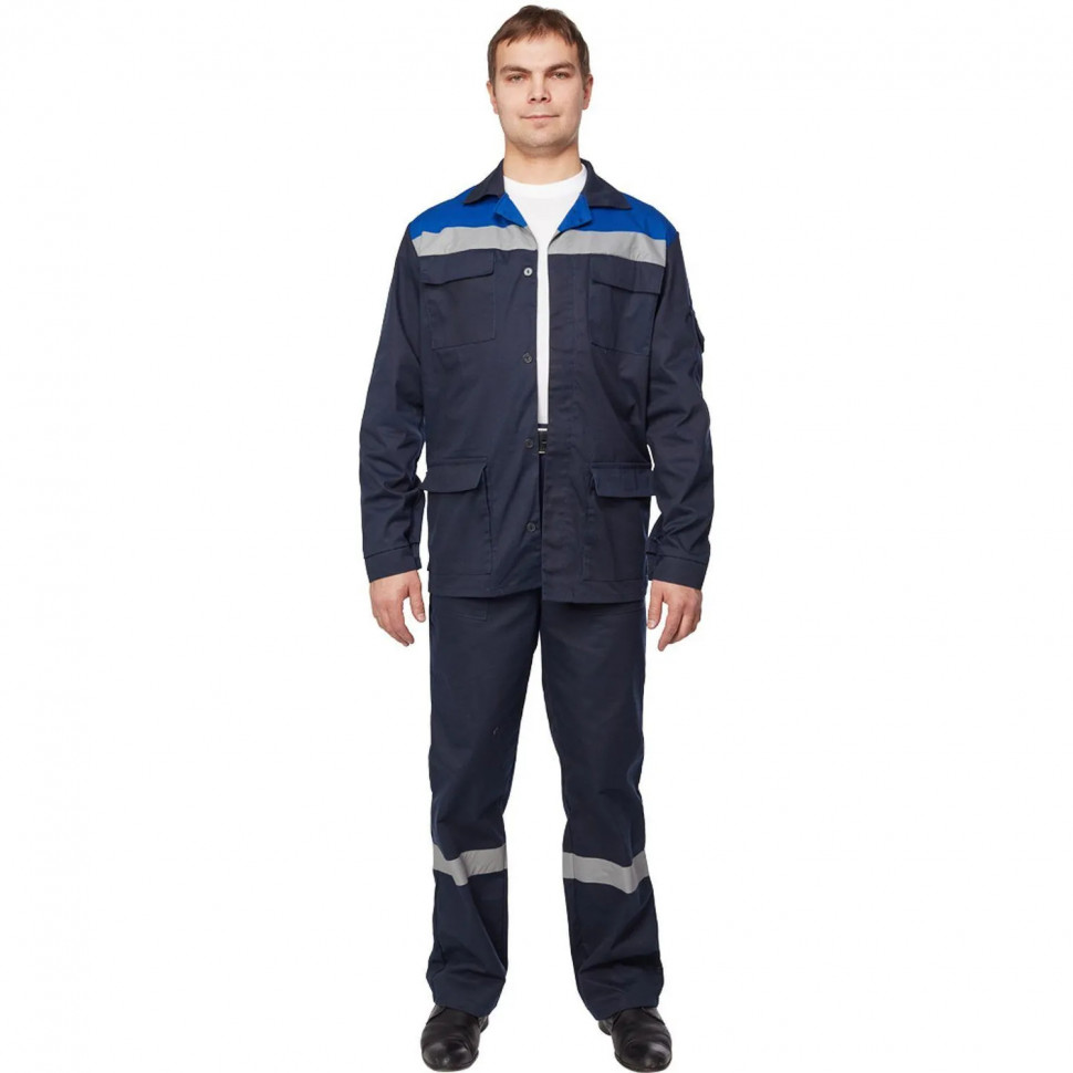 Костюм лет муж (куртка, бр) л05 син/вас 128-132/170-176 (Арсенал-СП)