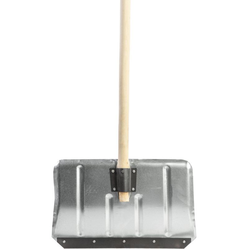 Лопата д/уборки снега ЛТР 50х30х140 см стальн/ковш(оцинк) с дерев/черенком