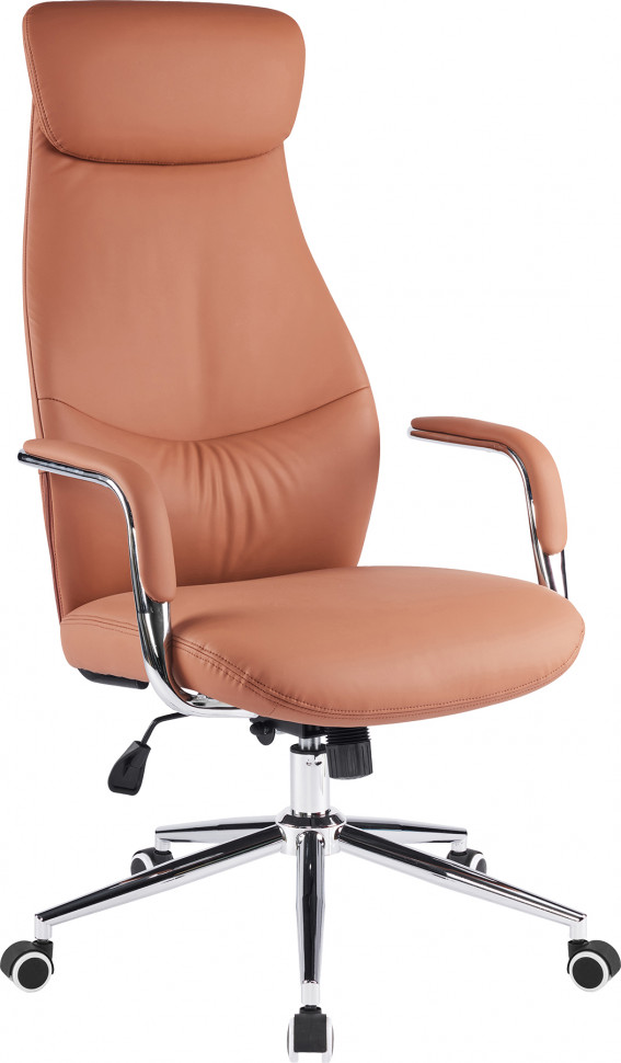 Кресло руководителя Everprof Bell (Бэлл) Экокожа Коричневый