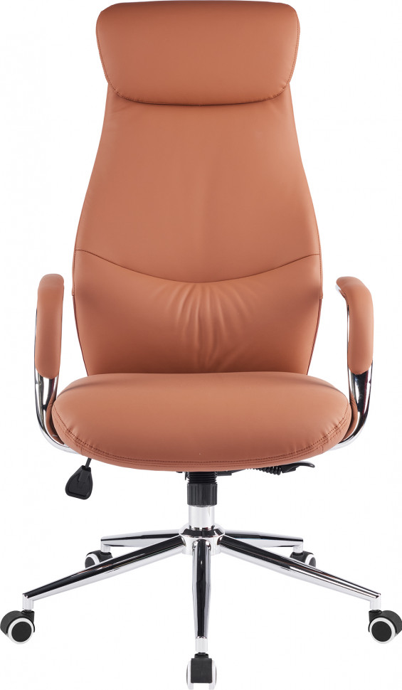 Кресло руководителя Everprof Bell (Бэлл) Экокожа Коричневый