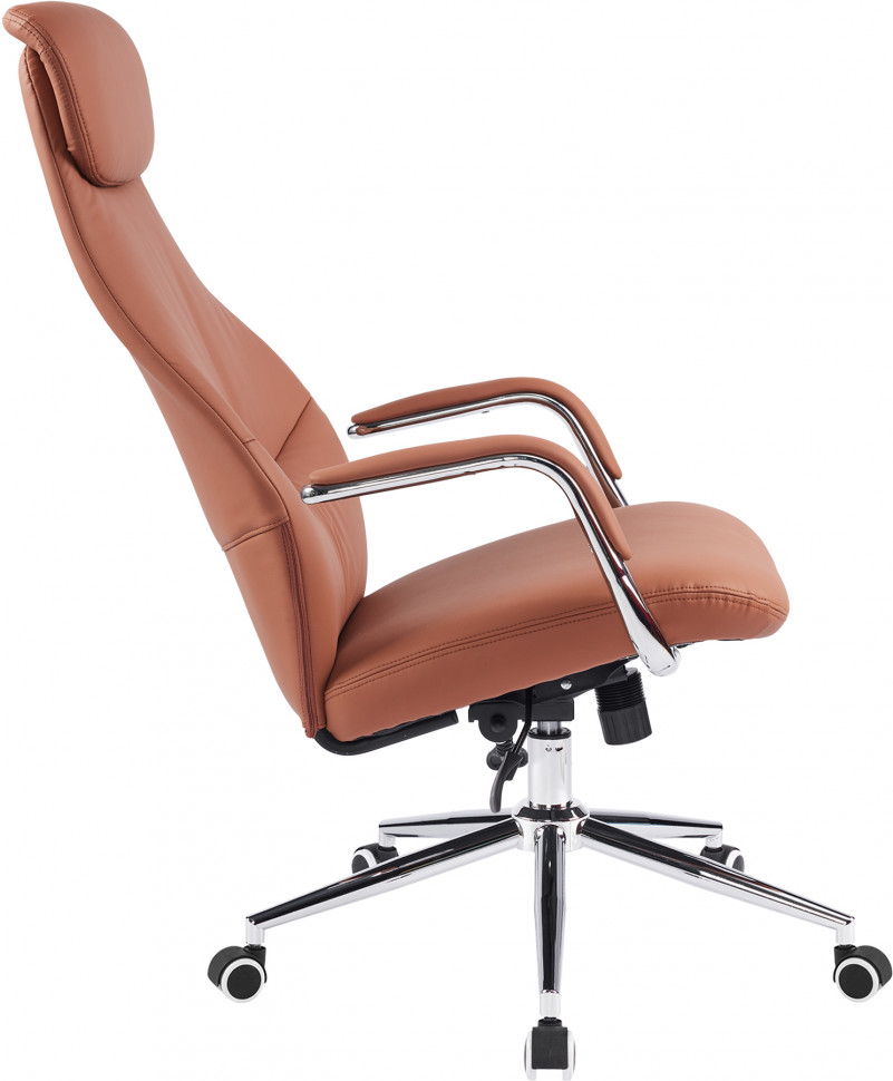 Кресло руководителя Everprof Bell (Бэлл) Экокожа Коричневый