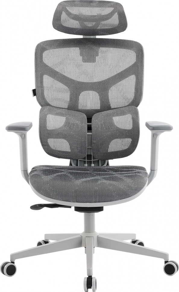 Эргономичное кресло Everprof Alfa Grey (Альфа Грэй) Сетка Серый