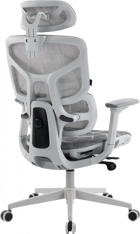 Эргономичное кресло Everprof Alfa Grey (Альфа Грэй) Сетка Серый