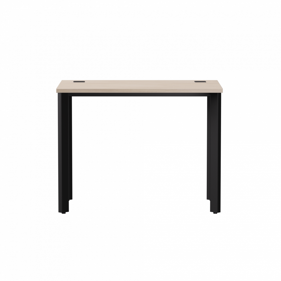 Стол прямой Everprof EVO (ЭВО) на металлокаркасе 980х670х755 мм опоры 45гр Дуб Соната/Черный