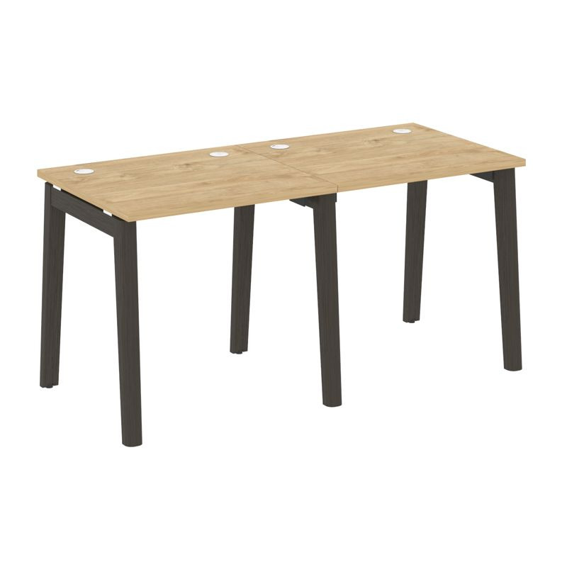 Onix Wood Рабочая станция OW.RS-2.0.7 Тиквуд Светлый/Дуб Темный/Металл Антрацит 1560*720*750