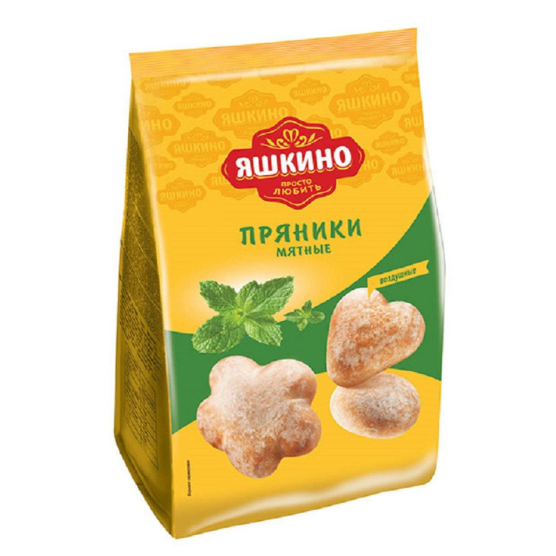 Пряники Яшкино Мятные, 350г ЯП902