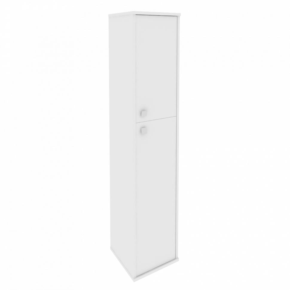 Style Шкаф высокий узкий правый Л.СУ-1.8 (R) Белый 412*410*1980
