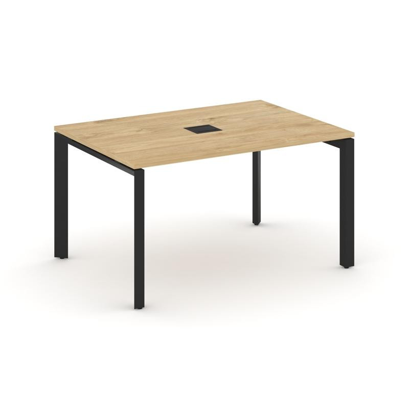 Style Project Стол переговорный SN-59P.SPRG-003 Тиквуд Светлый/Металл Черный 1380*980*750