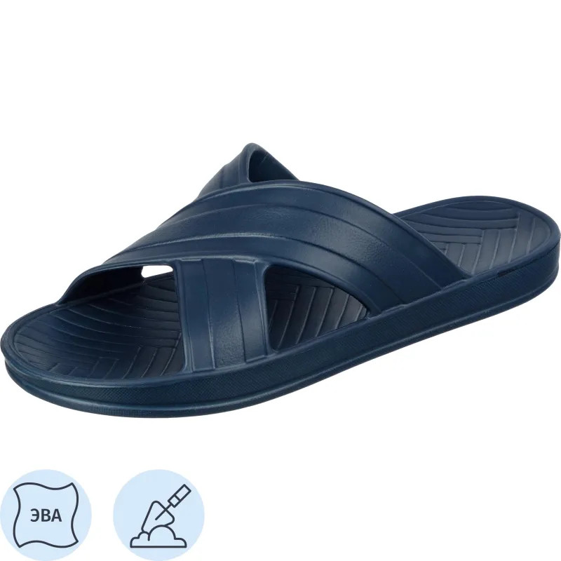 Тапочки (сланцы) ЭВА Немо муж. цвет синий р.43