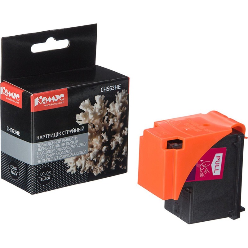 Картридж струйный Комус 122XL CH563HE чер. пов.емк. для DJ 1050/2050
