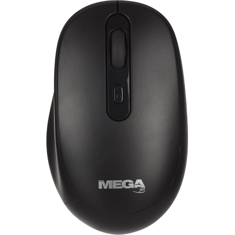 Мышь компьютерная ProMega E-WM008 черная, 1200-3200DPi, 2.4Ггц, 105x64x38мм