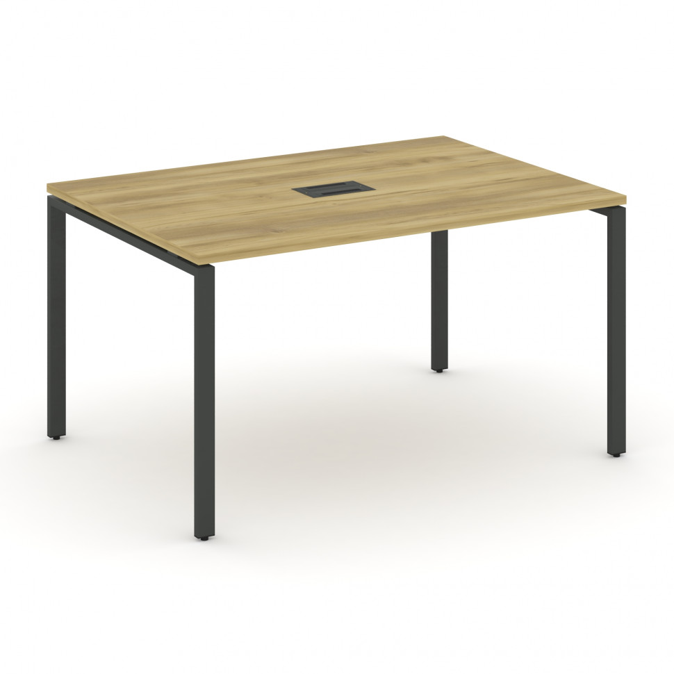 Concept Стол переговорный (1 столешница) CN.PRG-011 Дуб Винченцо/Металл Антрацит 980*980*750